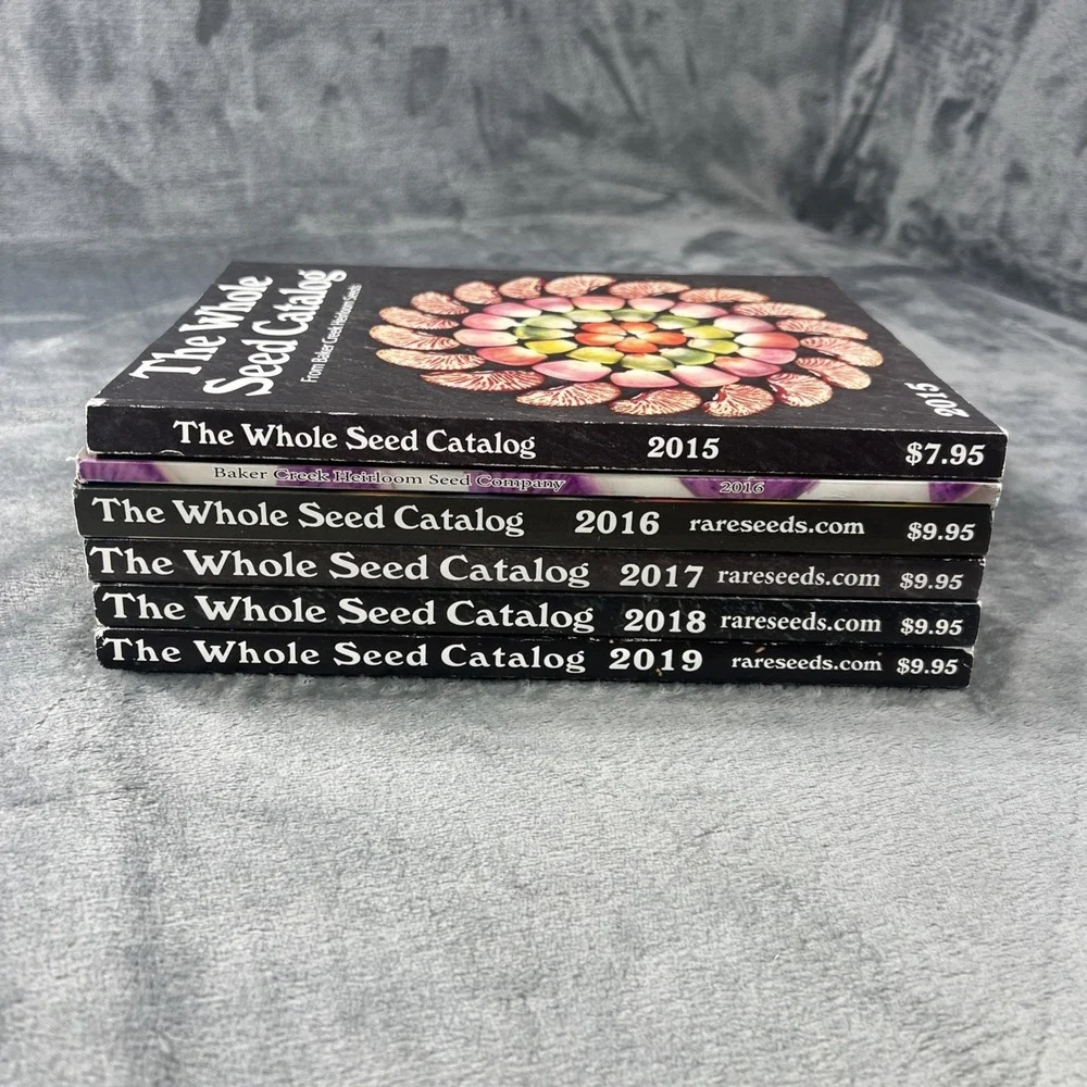 The Whole Seed Catalog Baker Creek Heirloom 2015-2019 Plants Gardening Farm Grow